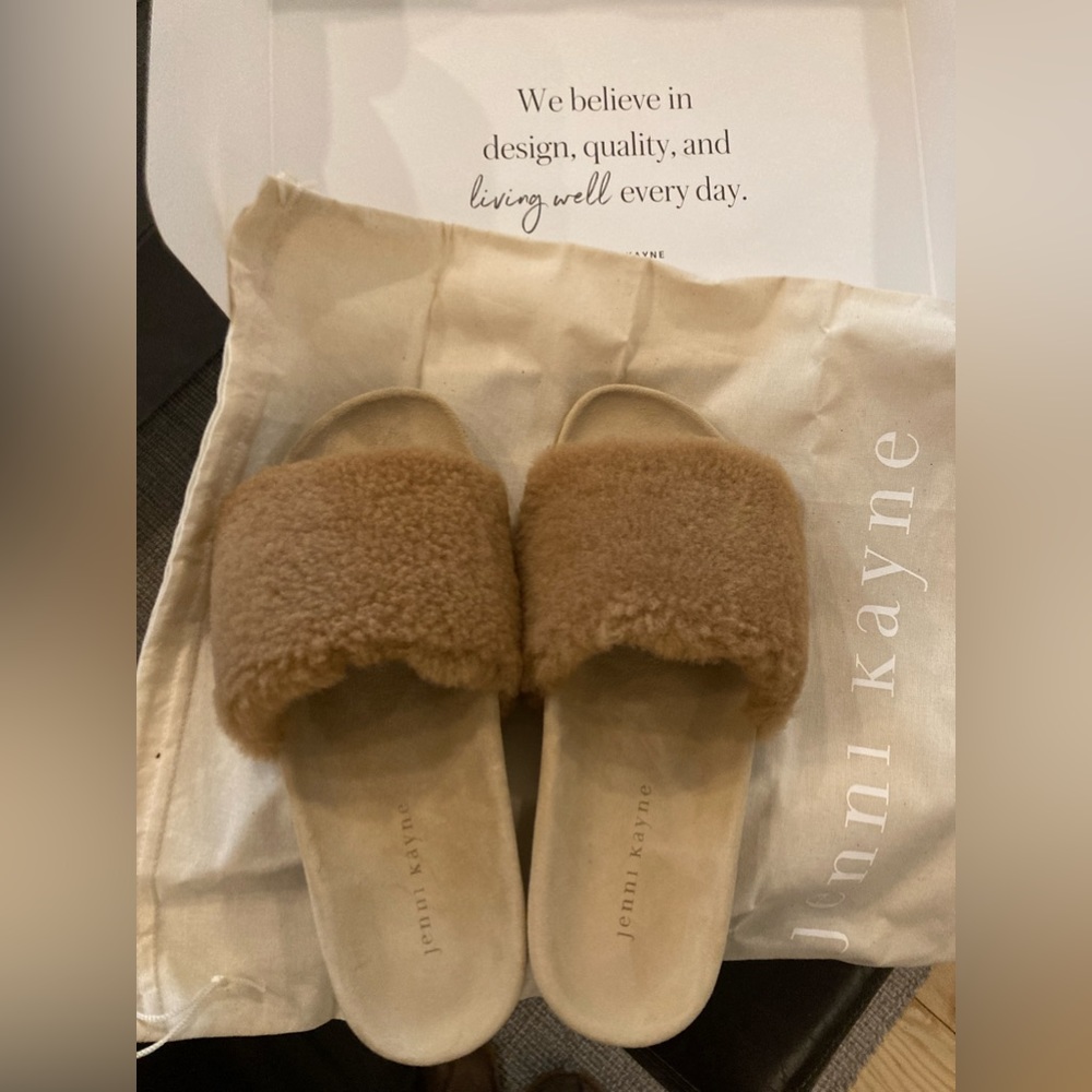 Jenni Kayne Shearling Slide Sandal size 39!!!
